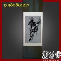 蜀锦工艺品   马